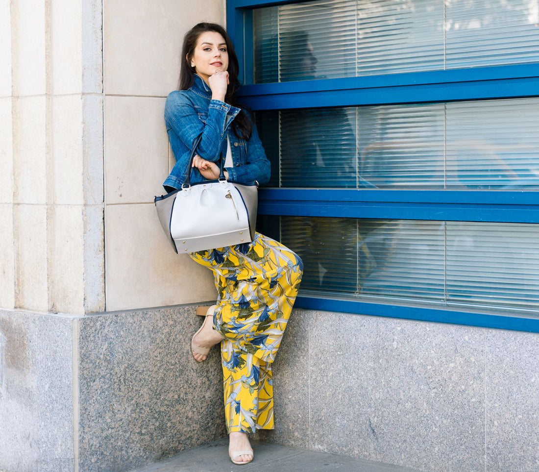 MADISON - Beige Trio Croc Vegan Bag | Ethically-Made