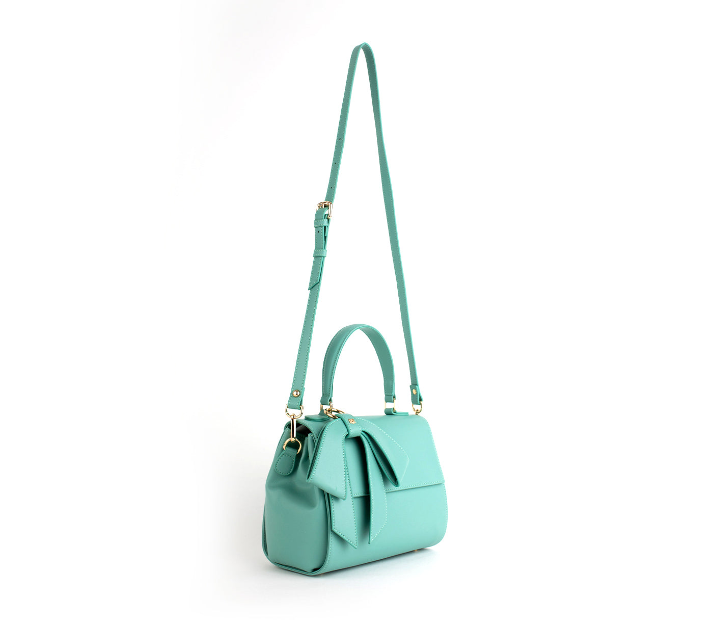 COTTONTAIL - Tiffany Blue Vegan Leather Bag | Ethically-Made
