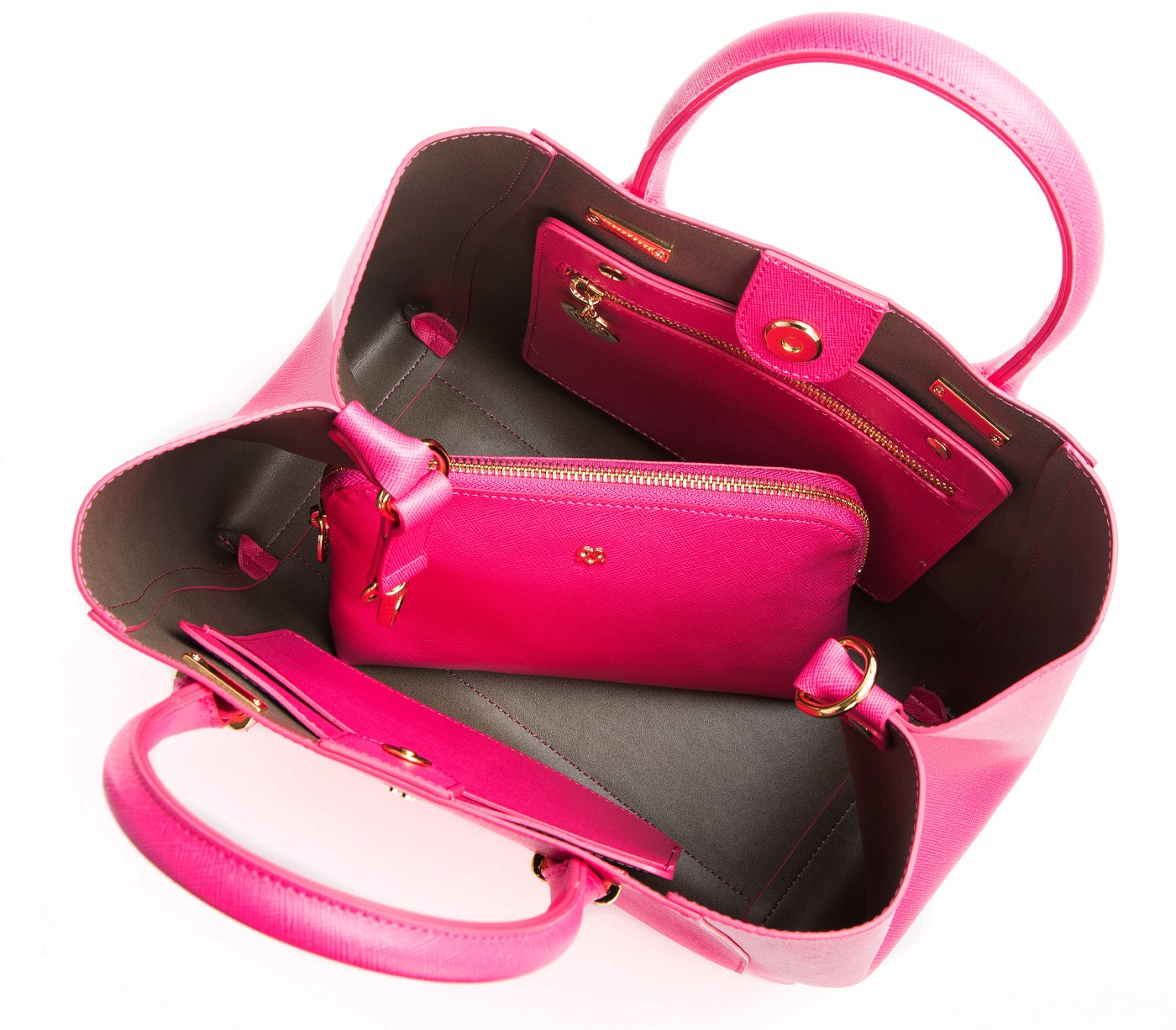JANE - Hot Pink Vegan Leather Satchel | Ethically-Made