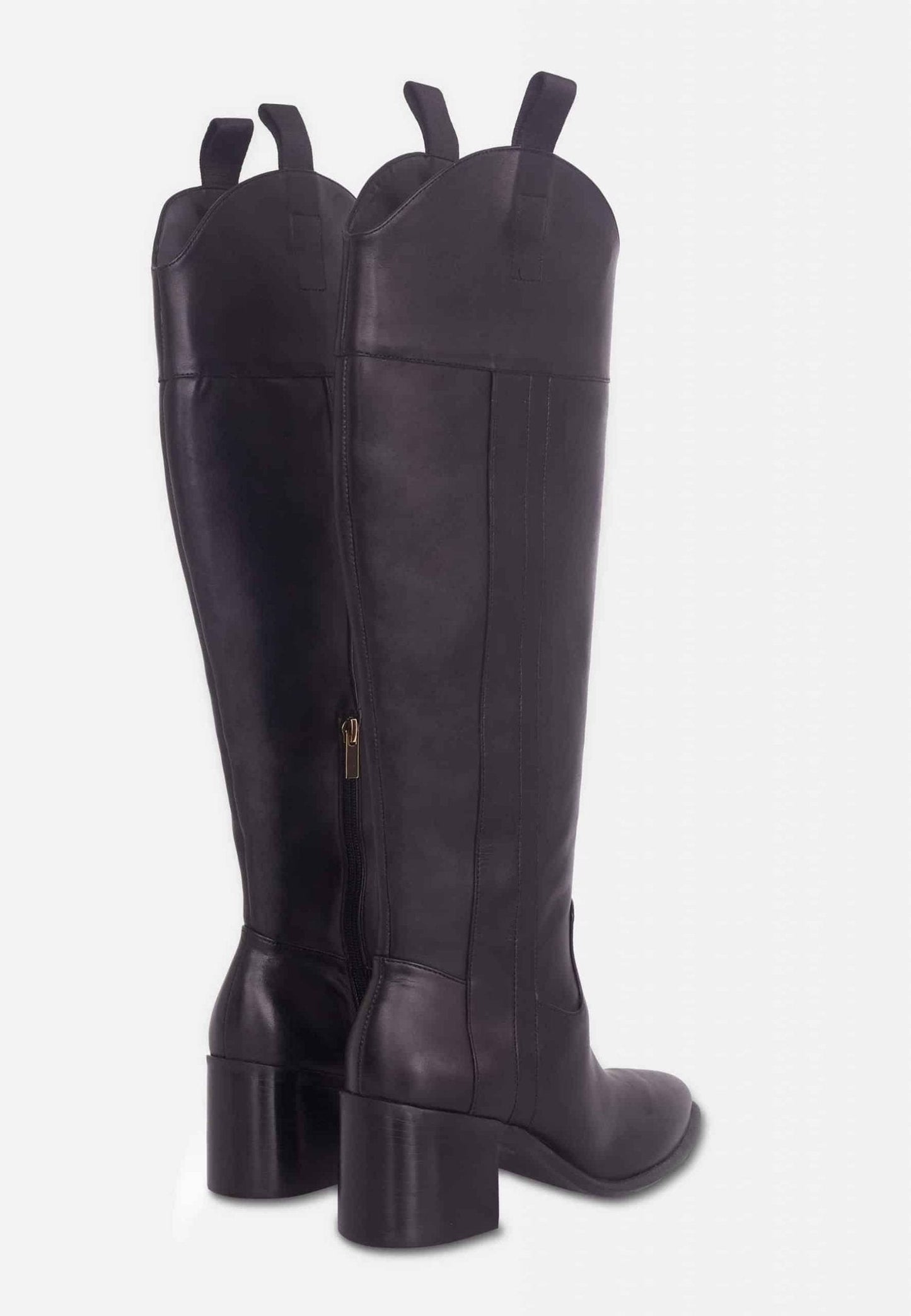Mangará Leather Knee-High Boots