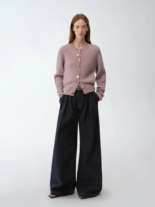 Vintage Handmade Wide Leg Trouser-Style Jeans
