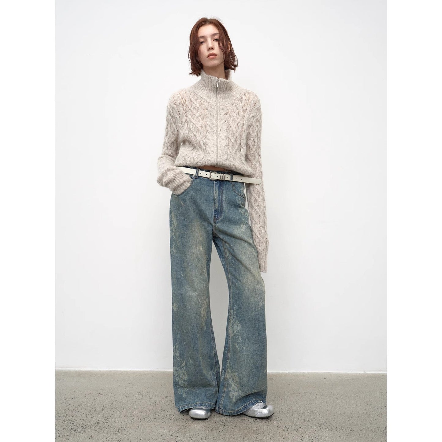 Denim Shadow Retrowash Slimming Bootcut Jeans