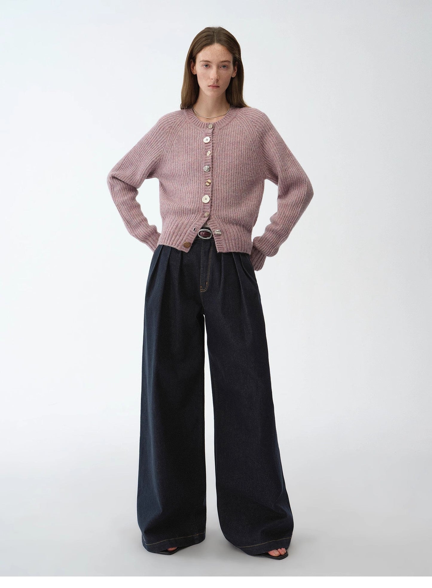 Vintage Handmade Wide Leg Trouser-Style Jeans