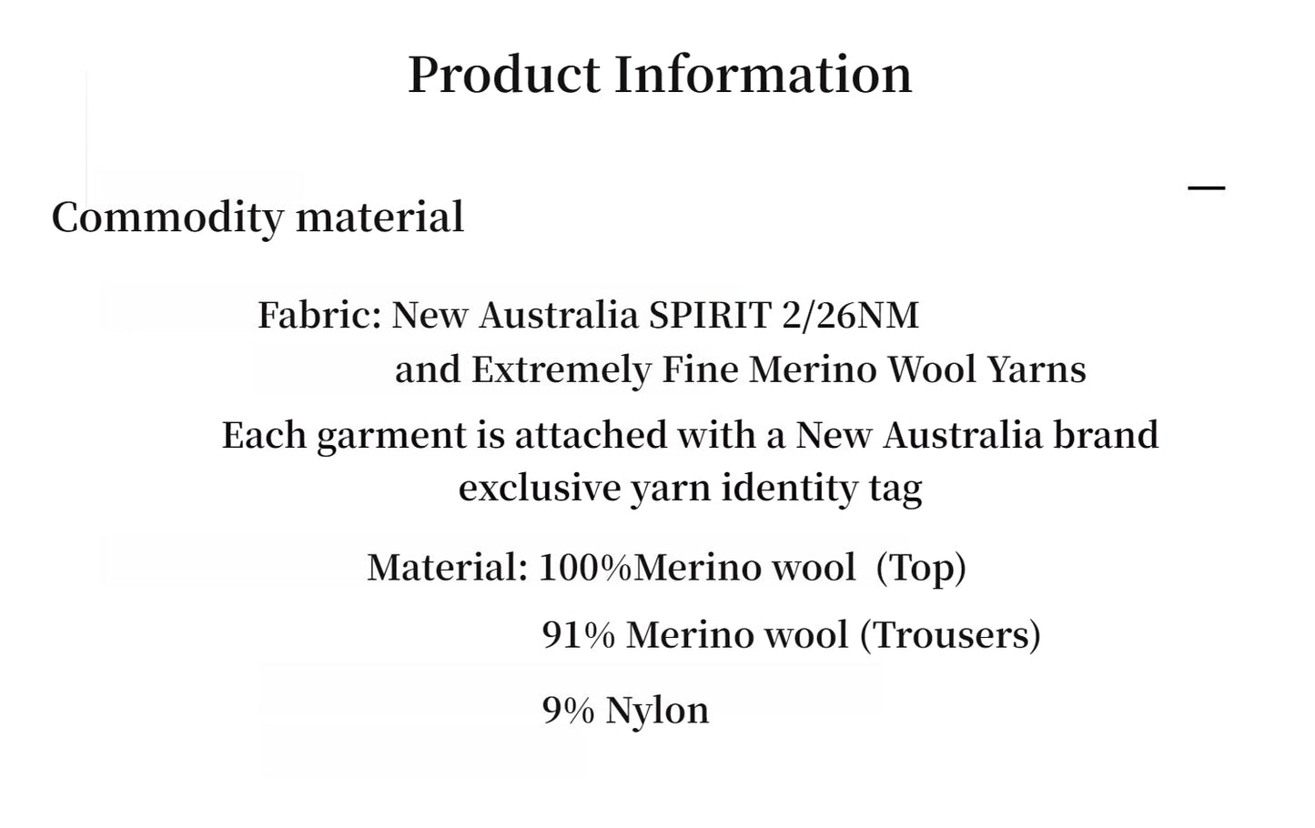 New Australia Very Fine Merino Wool Old Money Style Knit Set