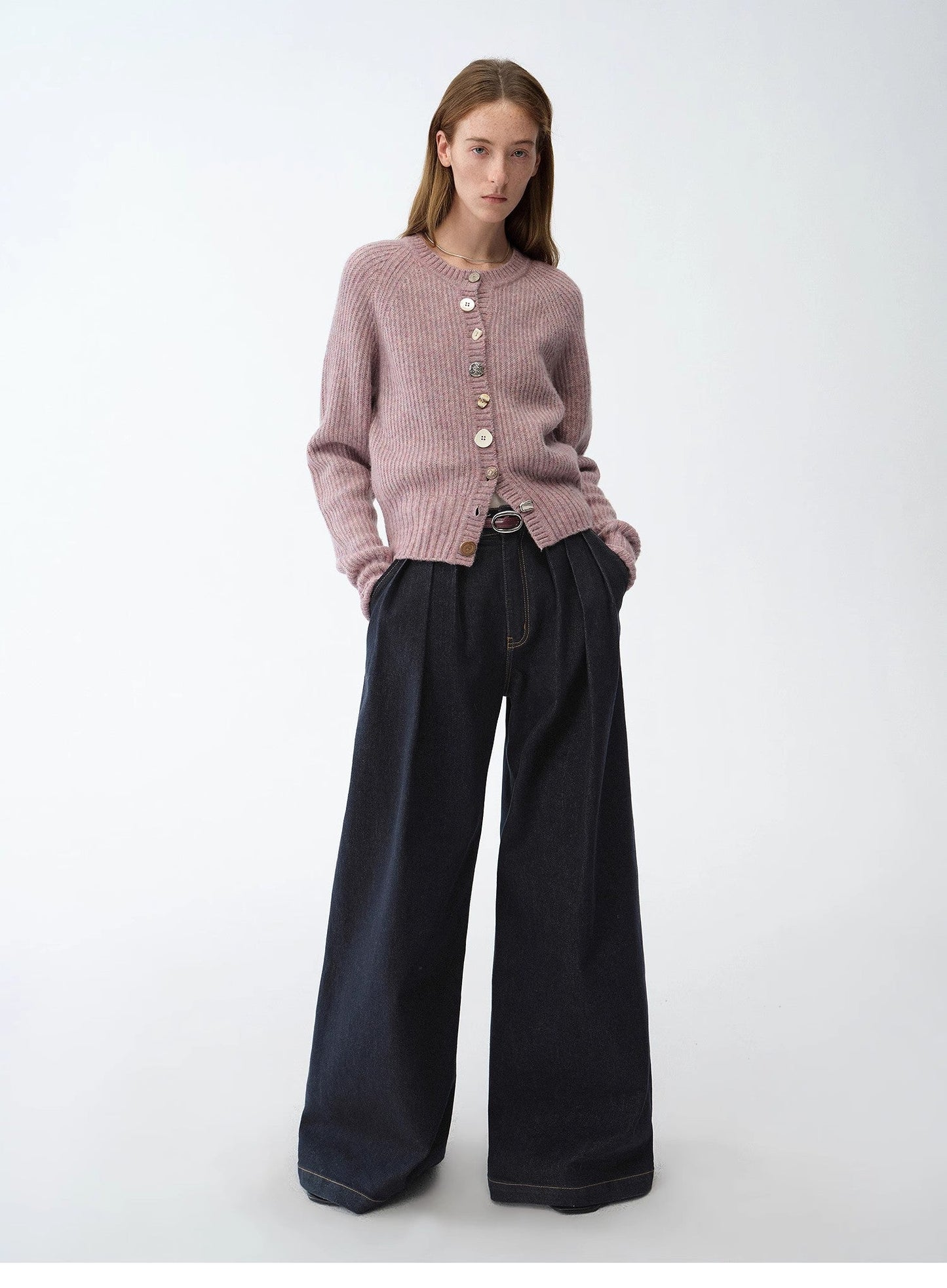 Vintage Handmade Wide Leg Trouser-Style Jeans