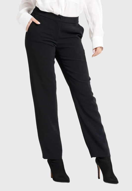Darwin Ankle-Length Trousers – Black