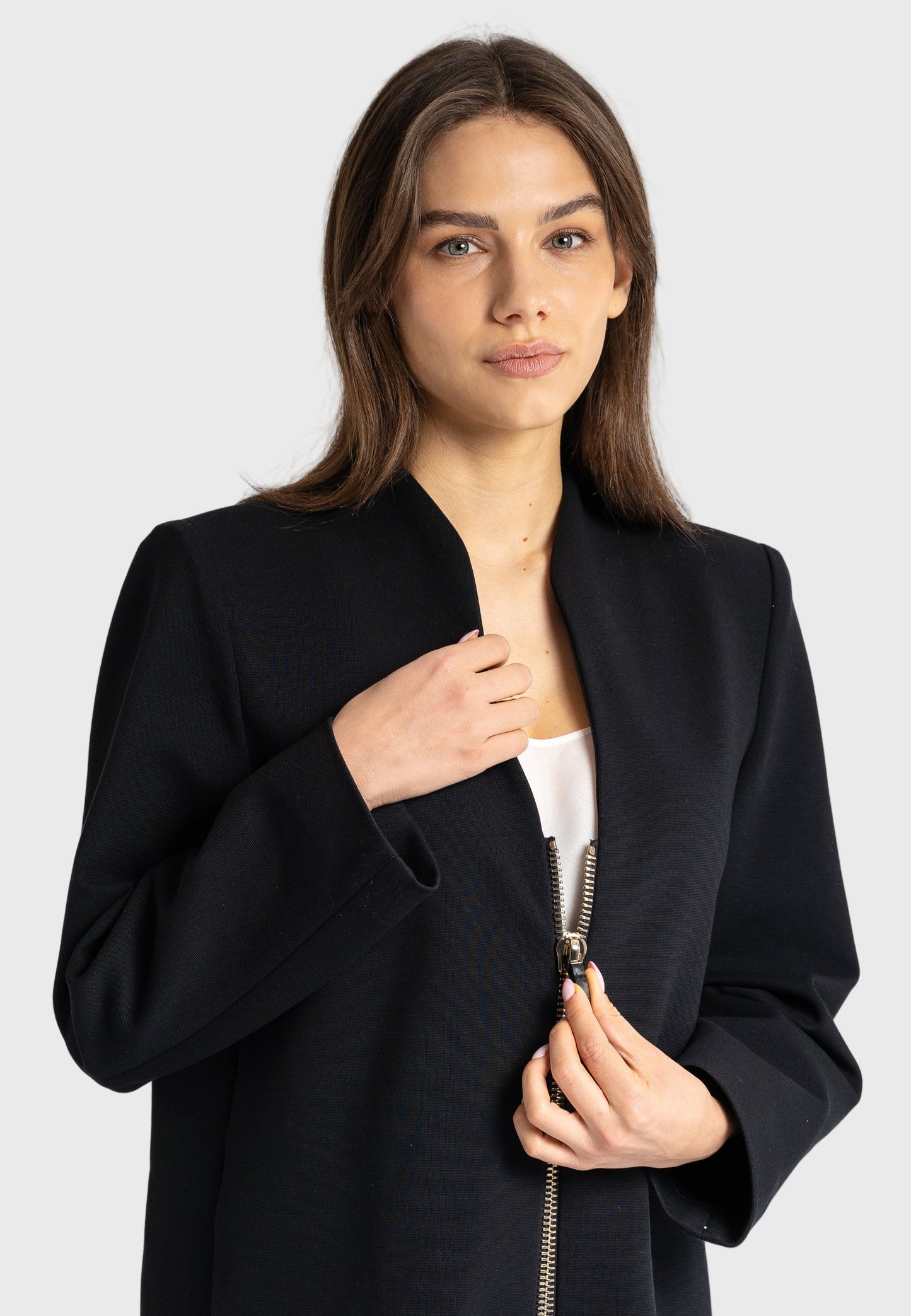 Nina Jacket – Black Wool