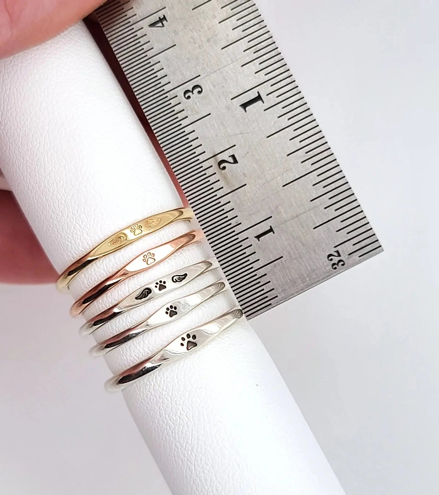 Tiny Name Ring - Minimalist Ring - Delicate Ring