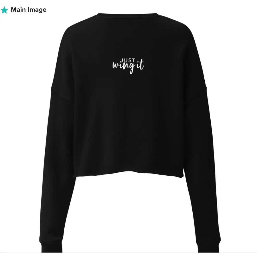 Live Bold Crop Sweatshirt - Sweatshirt Women