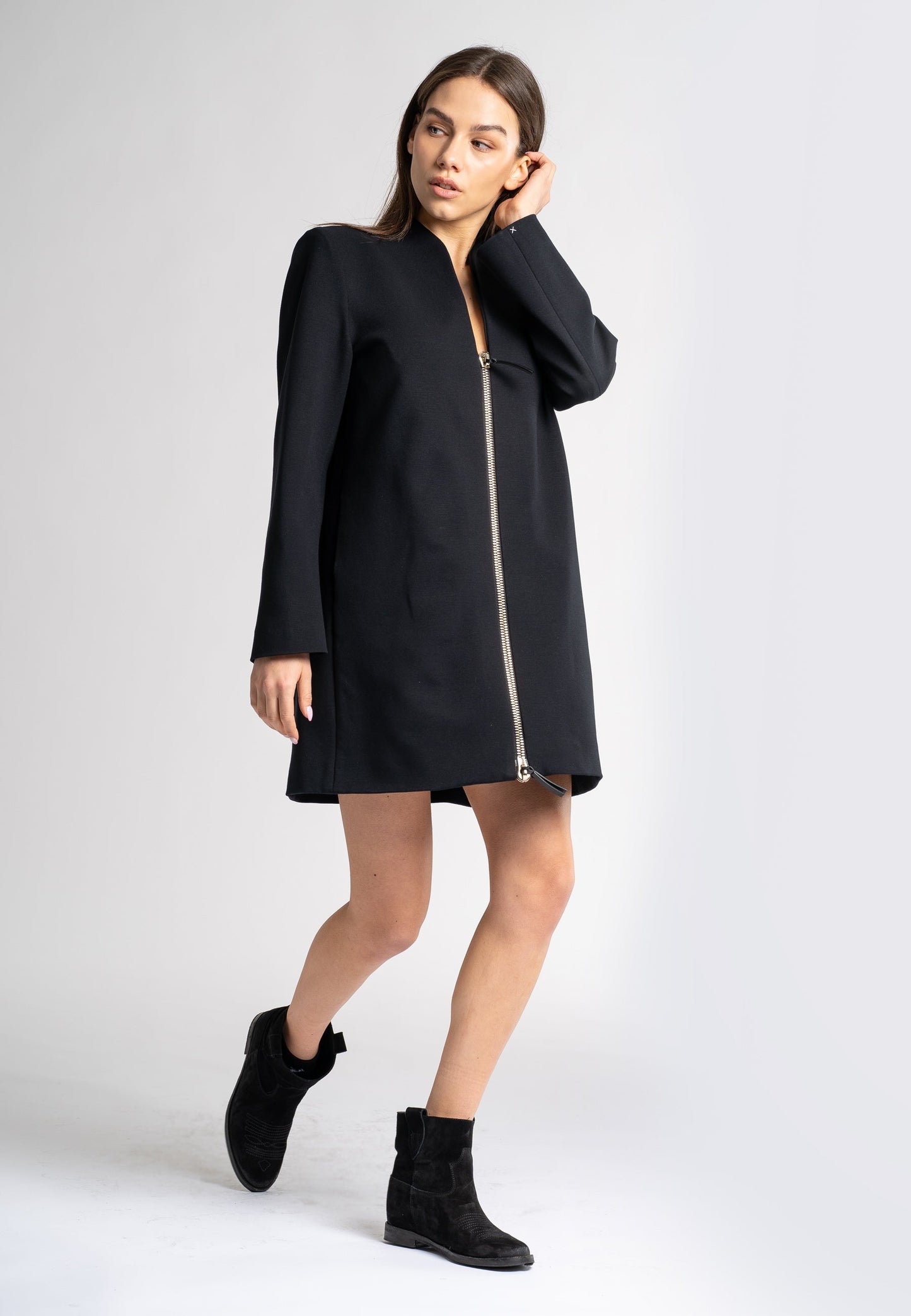 Nina Jacket – Black Wool