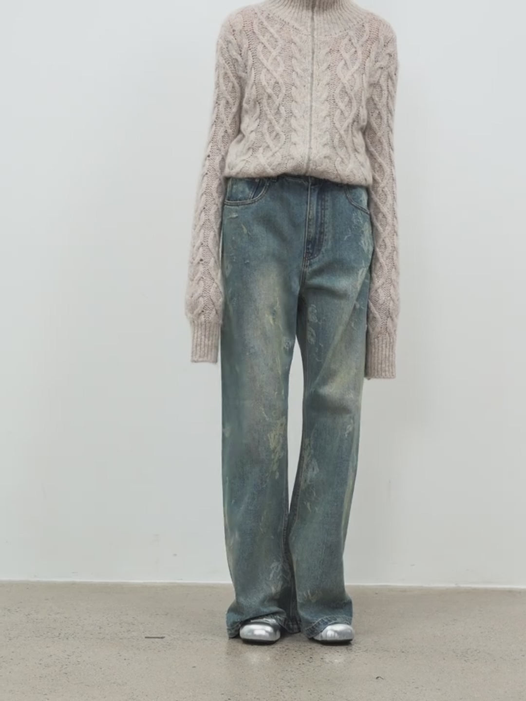 Denim Shadow Retrowash Slimming Bootcut Jeans