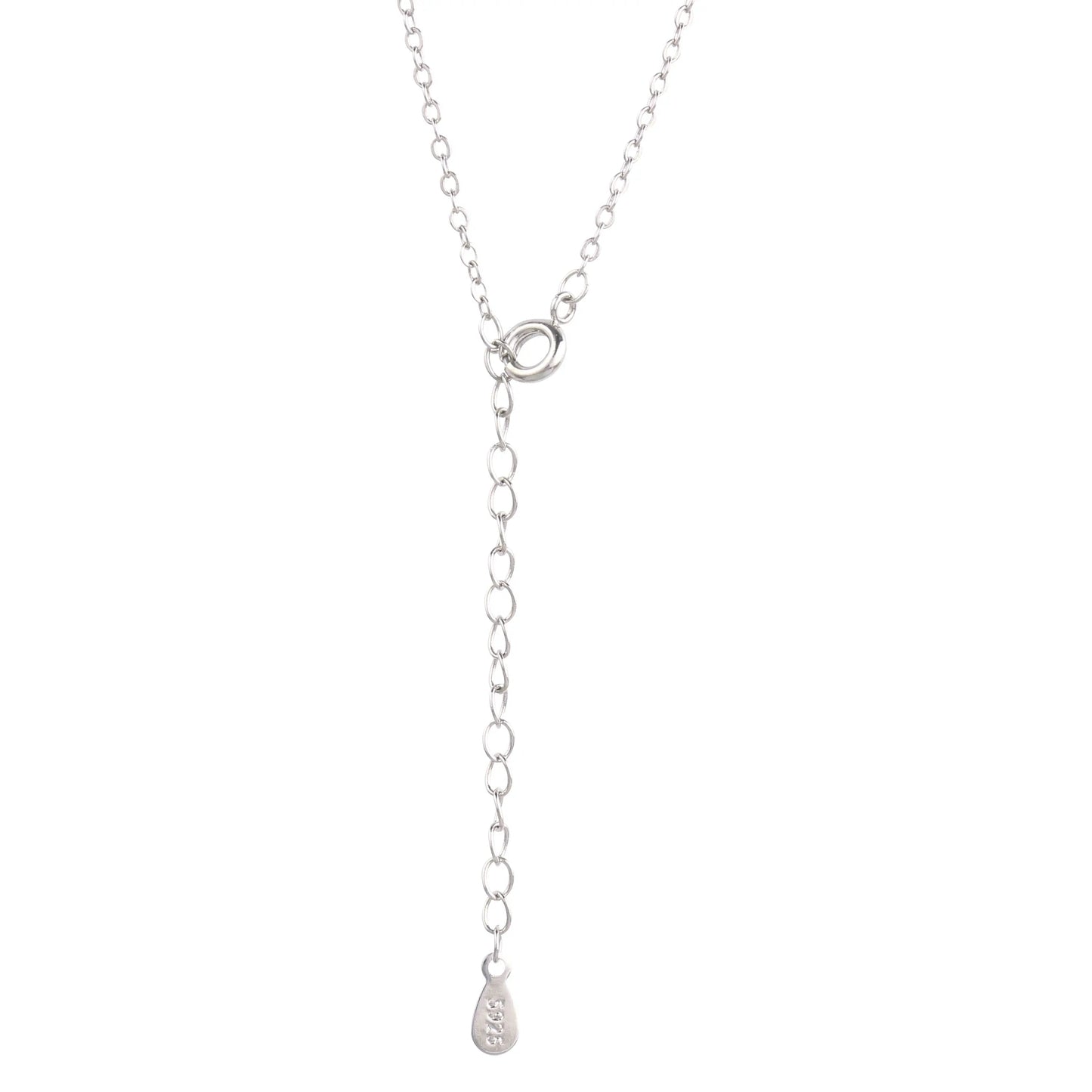 Dare to Shine Round Pendant Pave Necklace