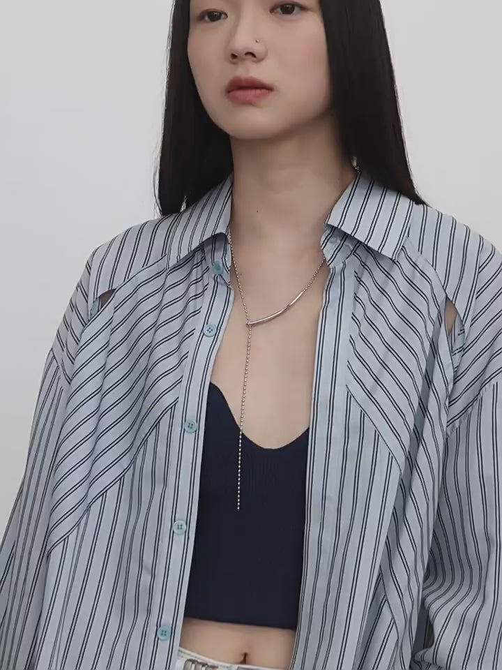 Avant-Garde Deconstructed Oxford Shirt