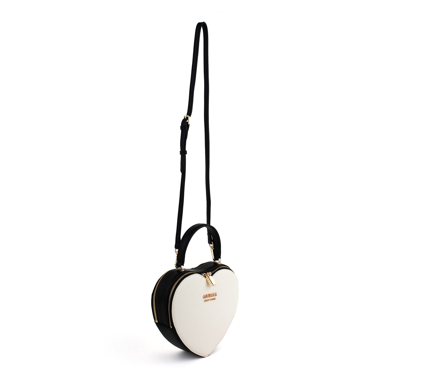 SWEETHEART - Black & White Vegan Crossbody Bag  | Ethically-Made