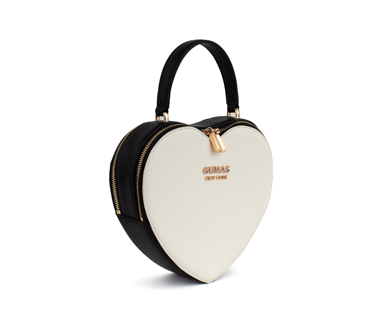 SWEETHEART - Black & White Vegan Crossbody Bag  | Ethically-Made