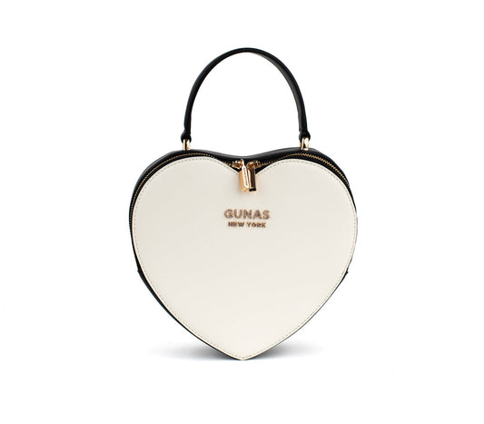 SWEETHEART - Black & White Vegan Crossbody Bag  | Ethically-Made