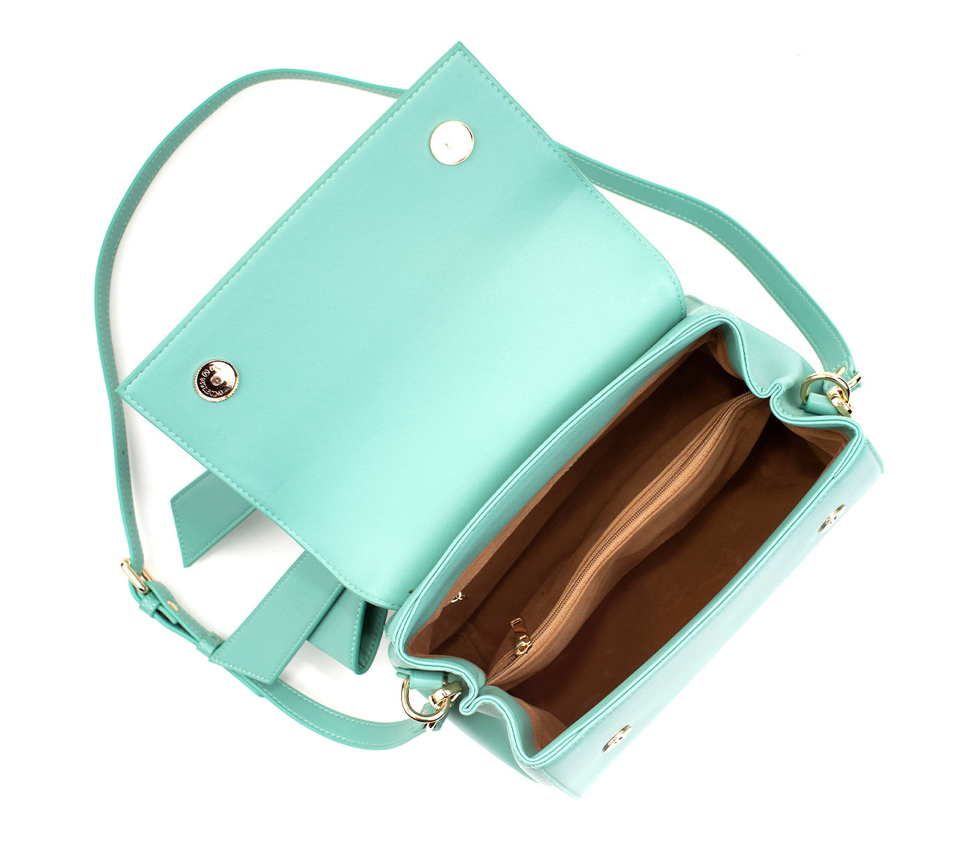 COTTONTAIL - Tiffany Blue Vegan Leather Bag  | Ethically-Made