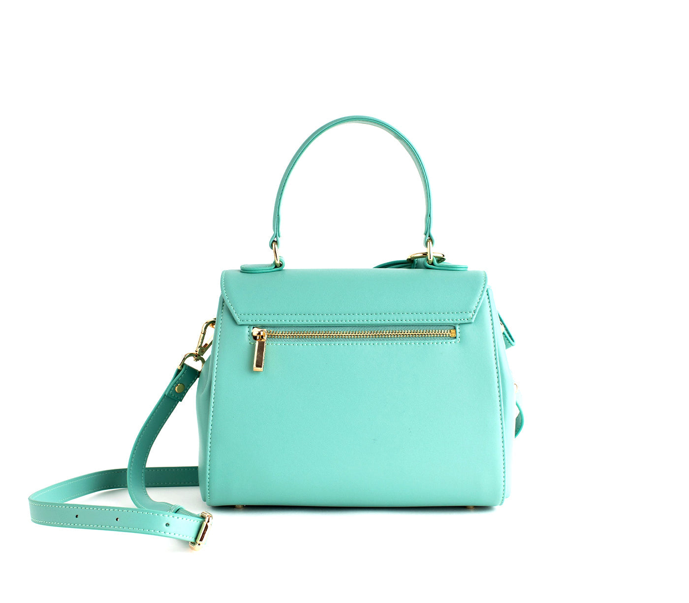 COTTONTAIL - Tiffany Blue Vegan Leather Bag  | Ethically-Made