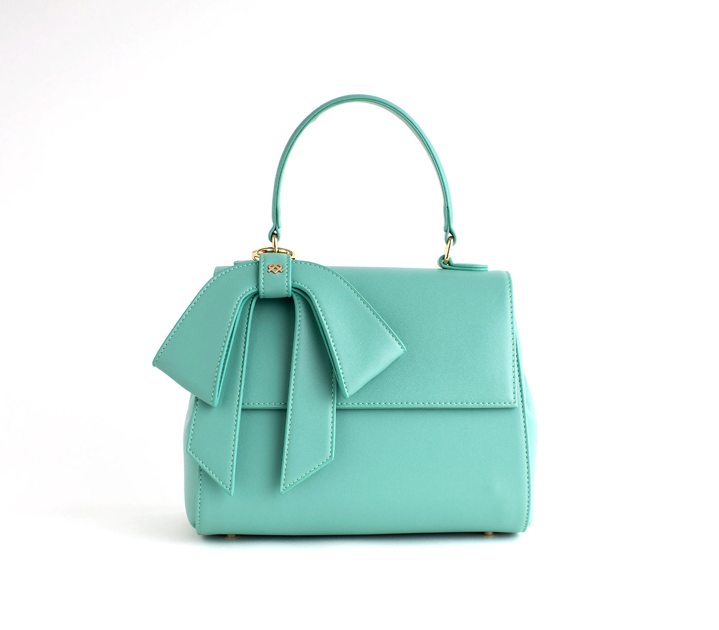 COTTONTAIL - Tiffany Blue Vegan Leather Bag  | Ethically-Made