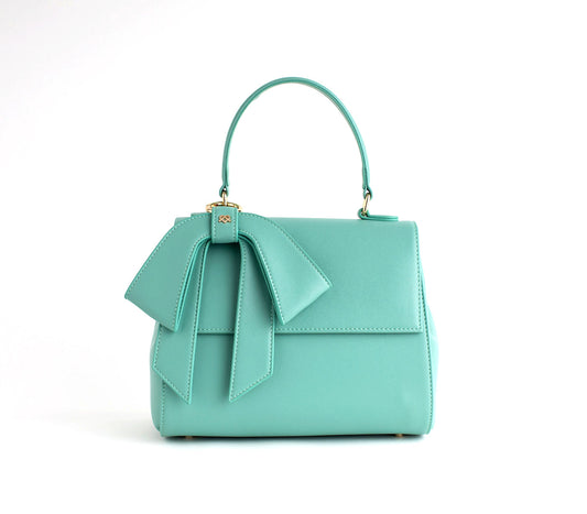 COTTONTAIL - Tiffany Blue Vegan Leather Bag  | Ethically-Made
