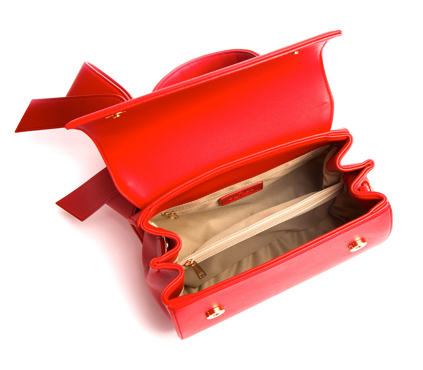 COTTONTAIL - Red Vegan Leather Bag | Ethically-Made