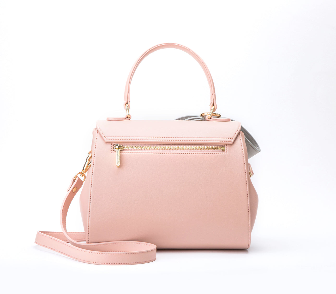 COTTONTAIL - Light Pink Vegan Leather Bag  | Ethically-Made