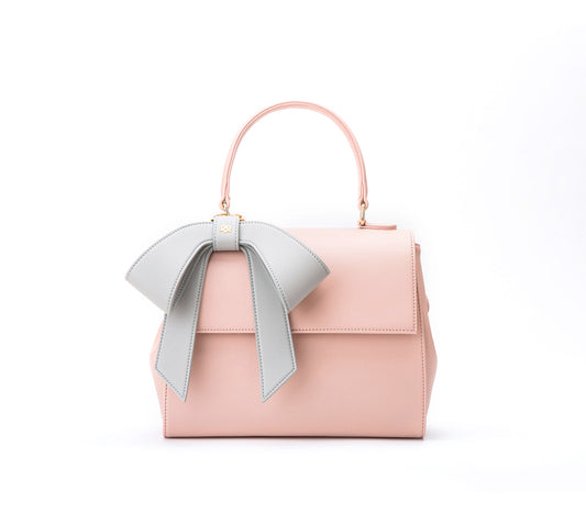 COTTONTAIL - Light Pink Vegan Leather Bag  | Ethically-Made