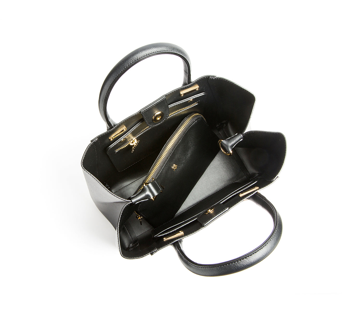 JANE - Black Vegan Leather Satchel  | Ethically-Made