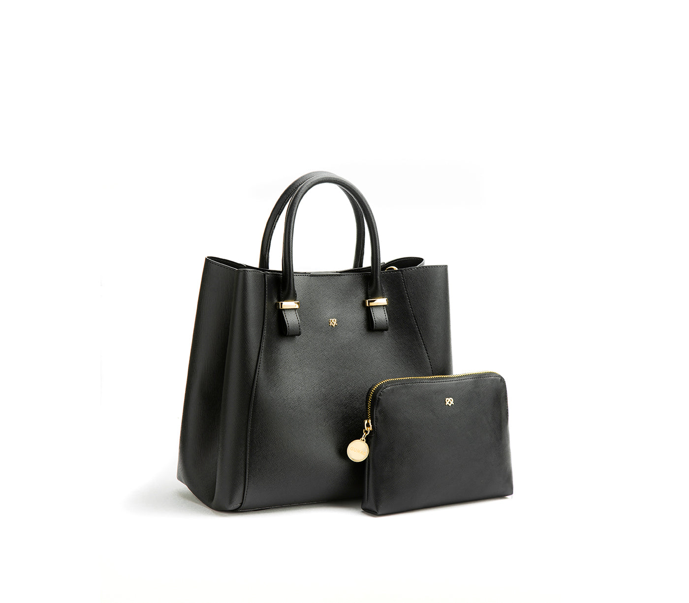 JANE - Black Vegan Leather Satchel  | Ethically-Made