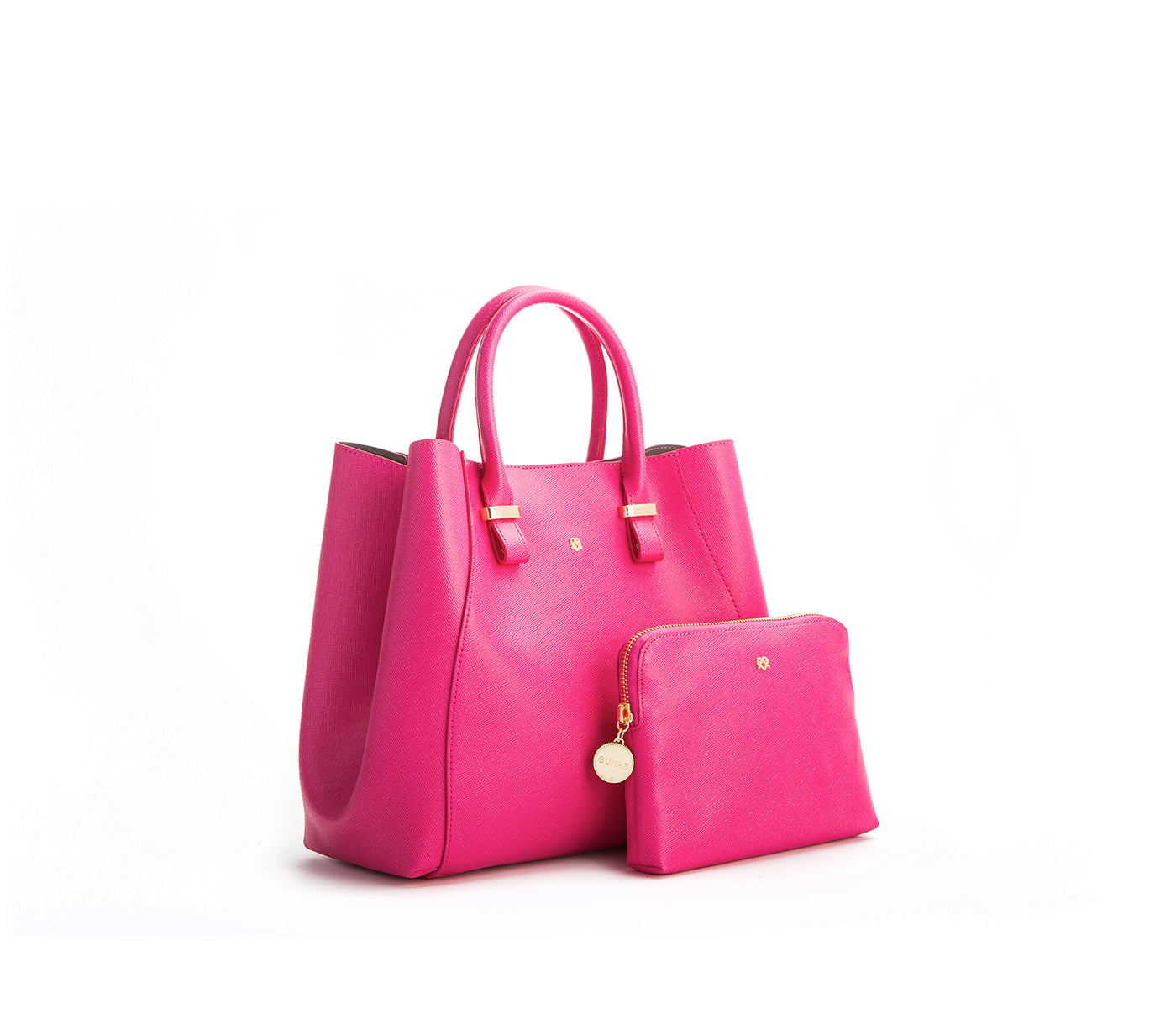 JANE - Hot Pink Vegan Leather Satchel  | Ethically-Made