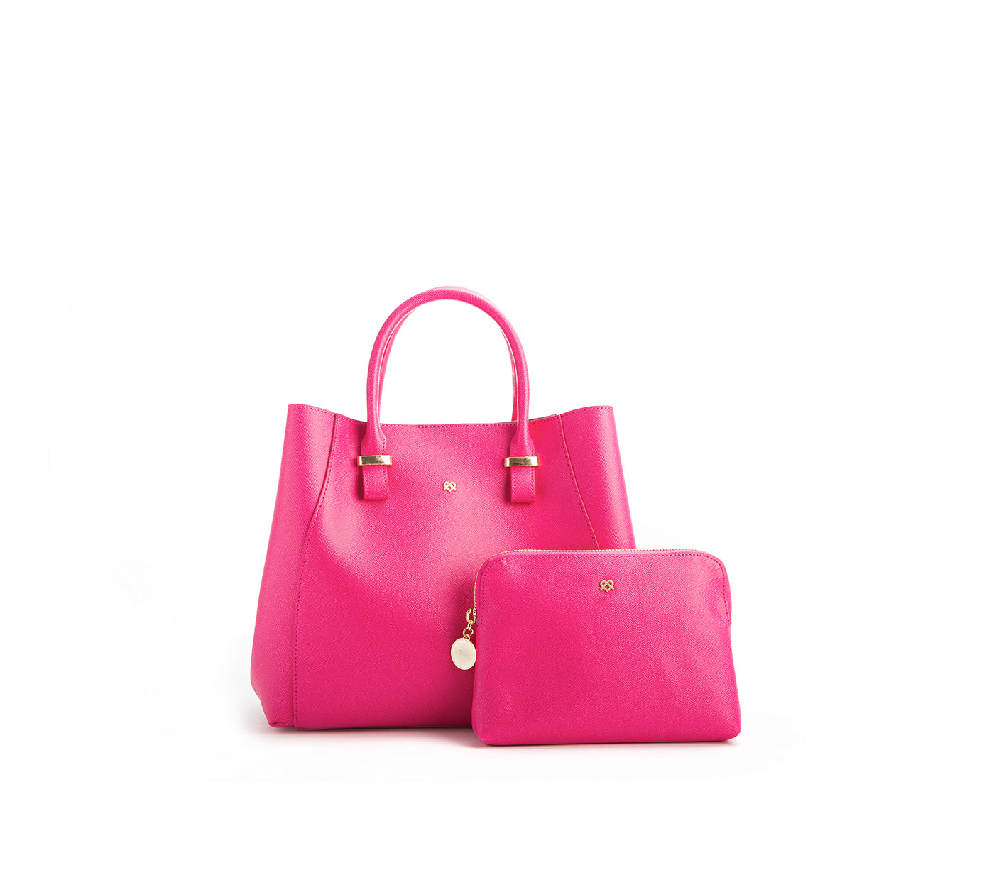 JANE - Hot Pink Vegan Leather Satchel  | Ethically-Made