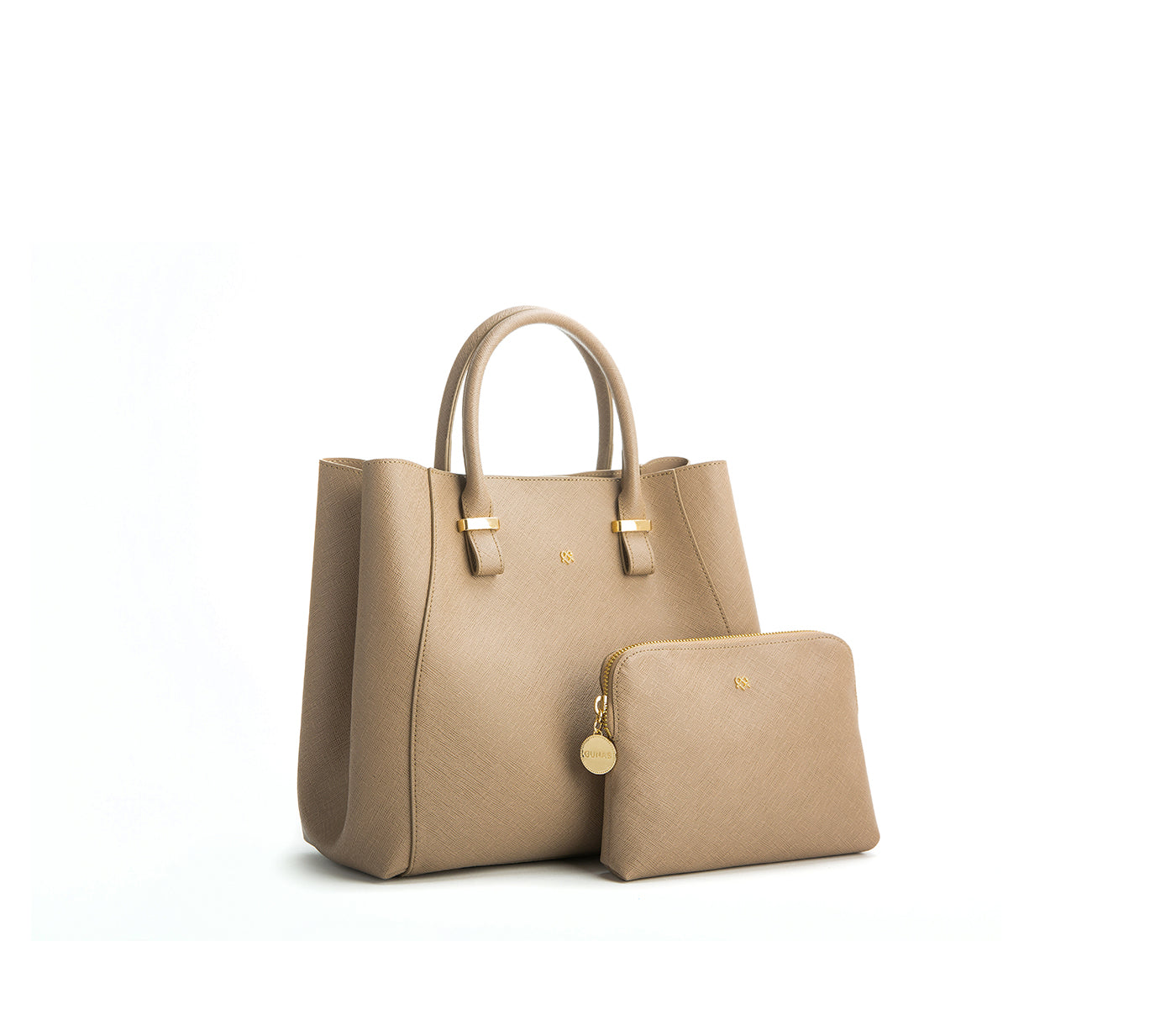 JANE - Light Brown Vegan Leather Satchel  | Ethically-Made