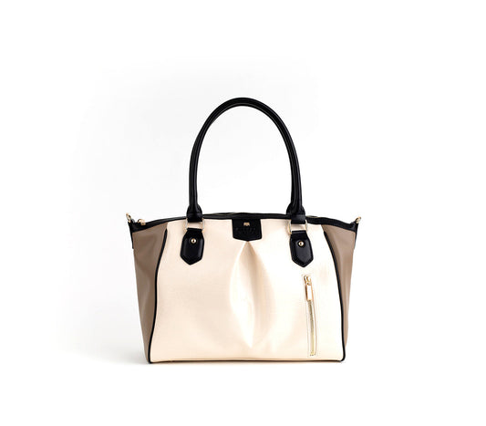 MADISON - Beige Trio Croc Vegan Bag | Ethically-Made