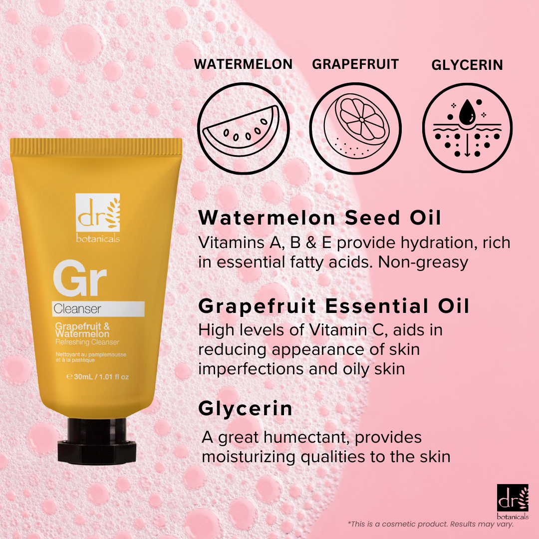 Dr. Botanicals Grapefruit & Watermelon Superfood Refreshing Cleanser 30ml