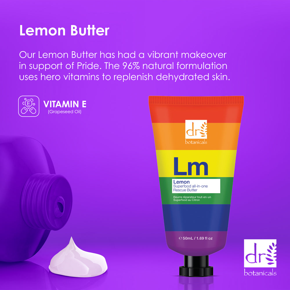 Dr. Botanicals Pride Edition Lemon Superfood All-In-One Rescue Butter 50ml