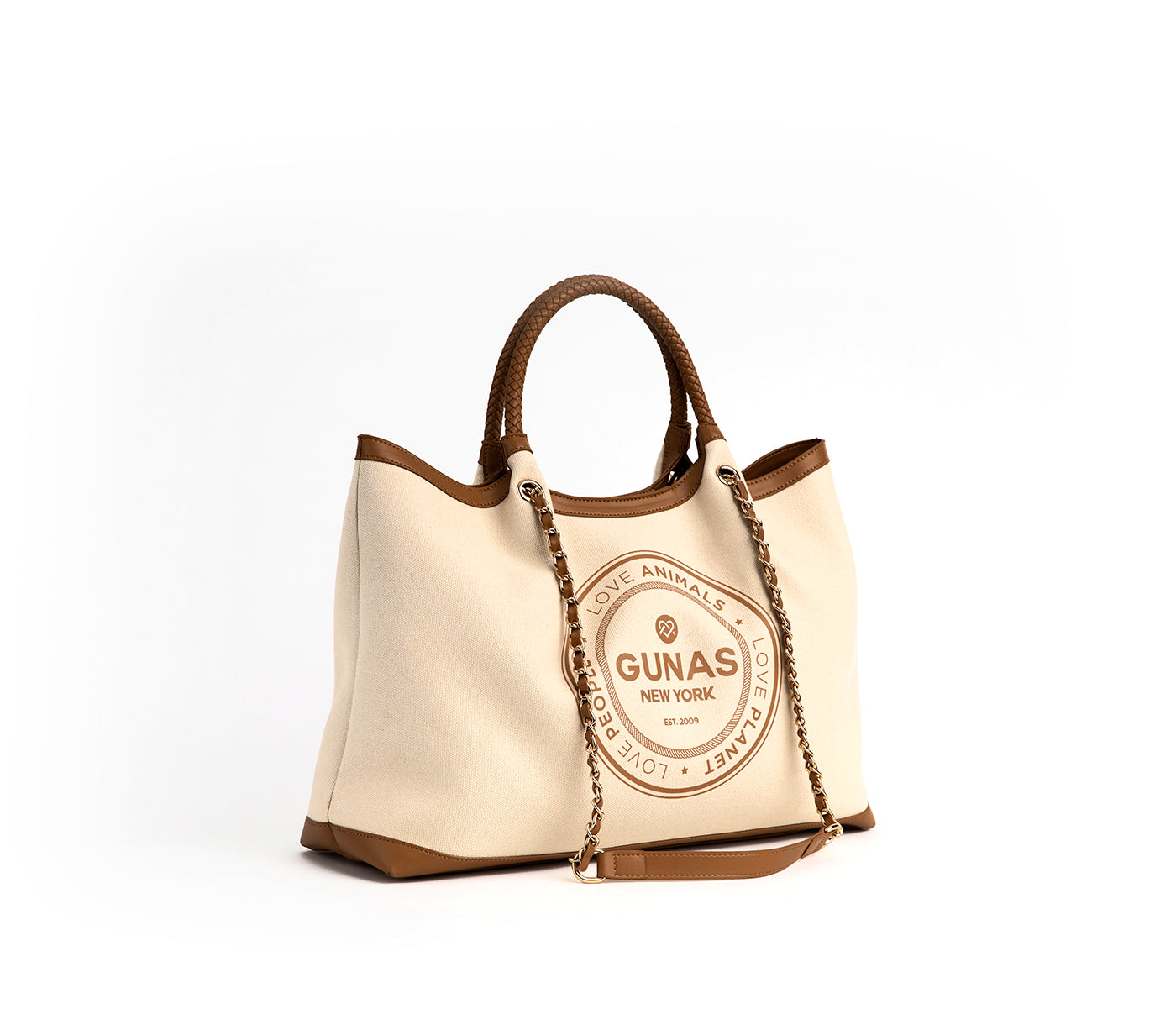 RUTH - Tawny Vegan Canvas Tote  | Ethically-Made