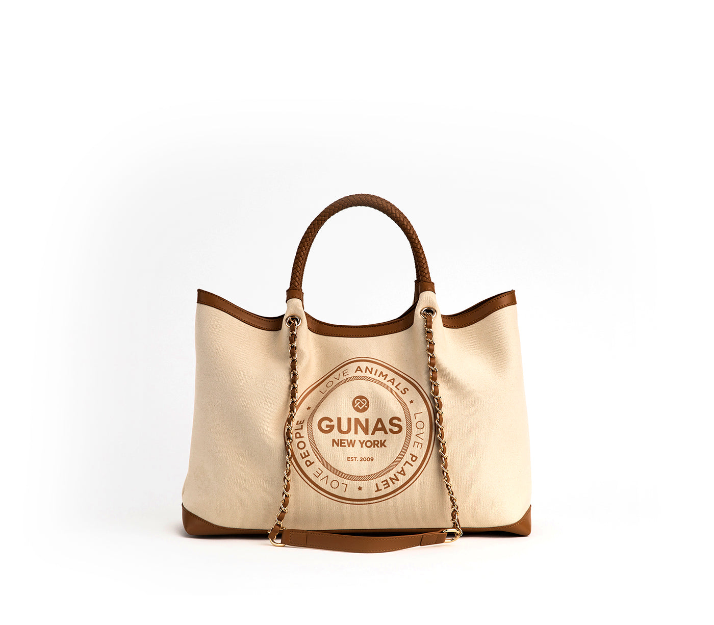 RUTH - Tawny Vegan Canvas Tote  | Ethically-Made