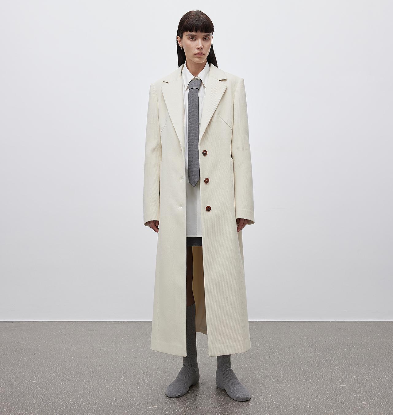 Corduroy Three-Dimensional Pocket Waist Coat