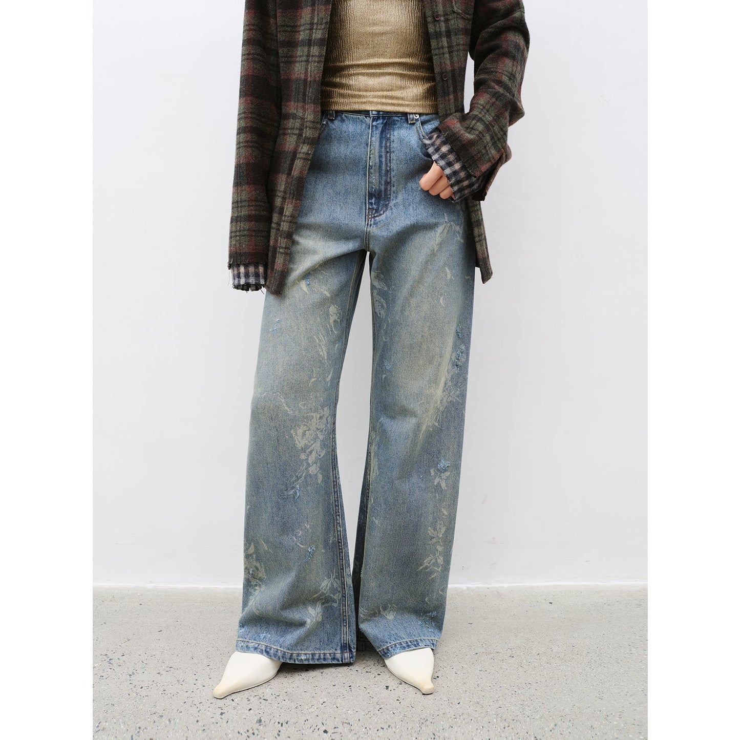 Denim Shadow Retrowash Slimming Bootcut Jeans