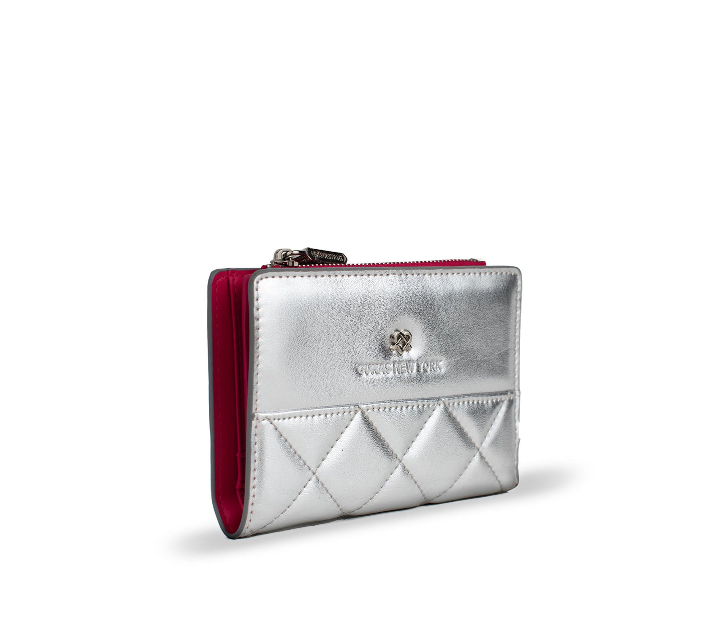 MADISON - Silver Vegan Leather Wallet  | Ethically-Made