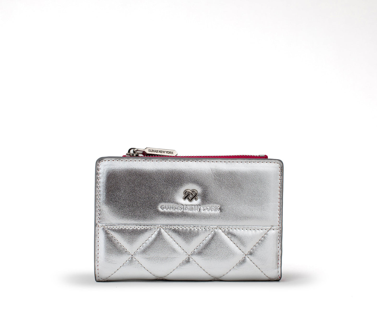 MADISON - Silver Vegan Leather Wallet  | Ethically-Made