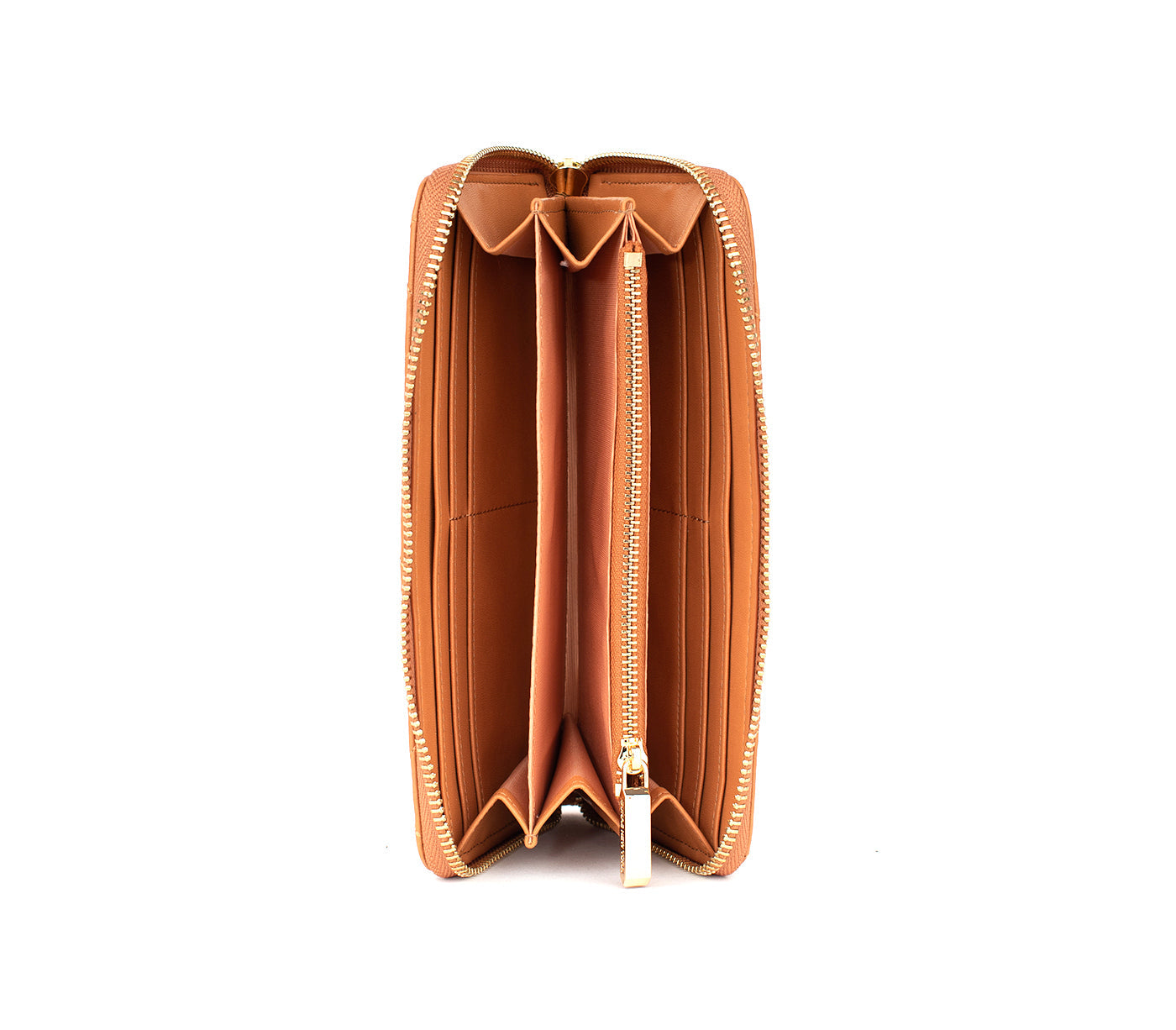 UPTOWN Quilted - Tan Zipper Wallet  | Ethically-Made