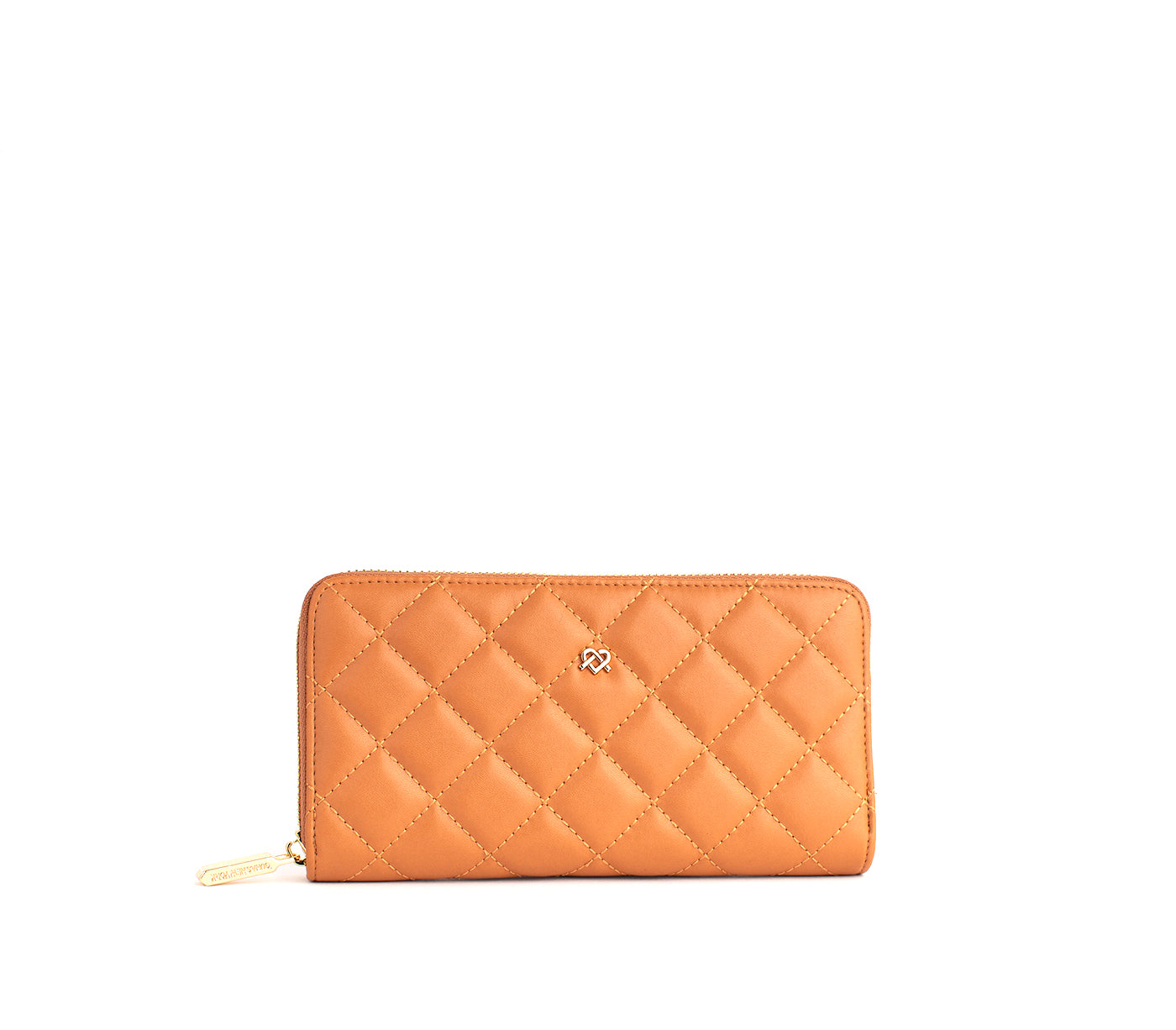 UPTOWN Quilted - Tan Zipper Wallet  | Ethically-Made