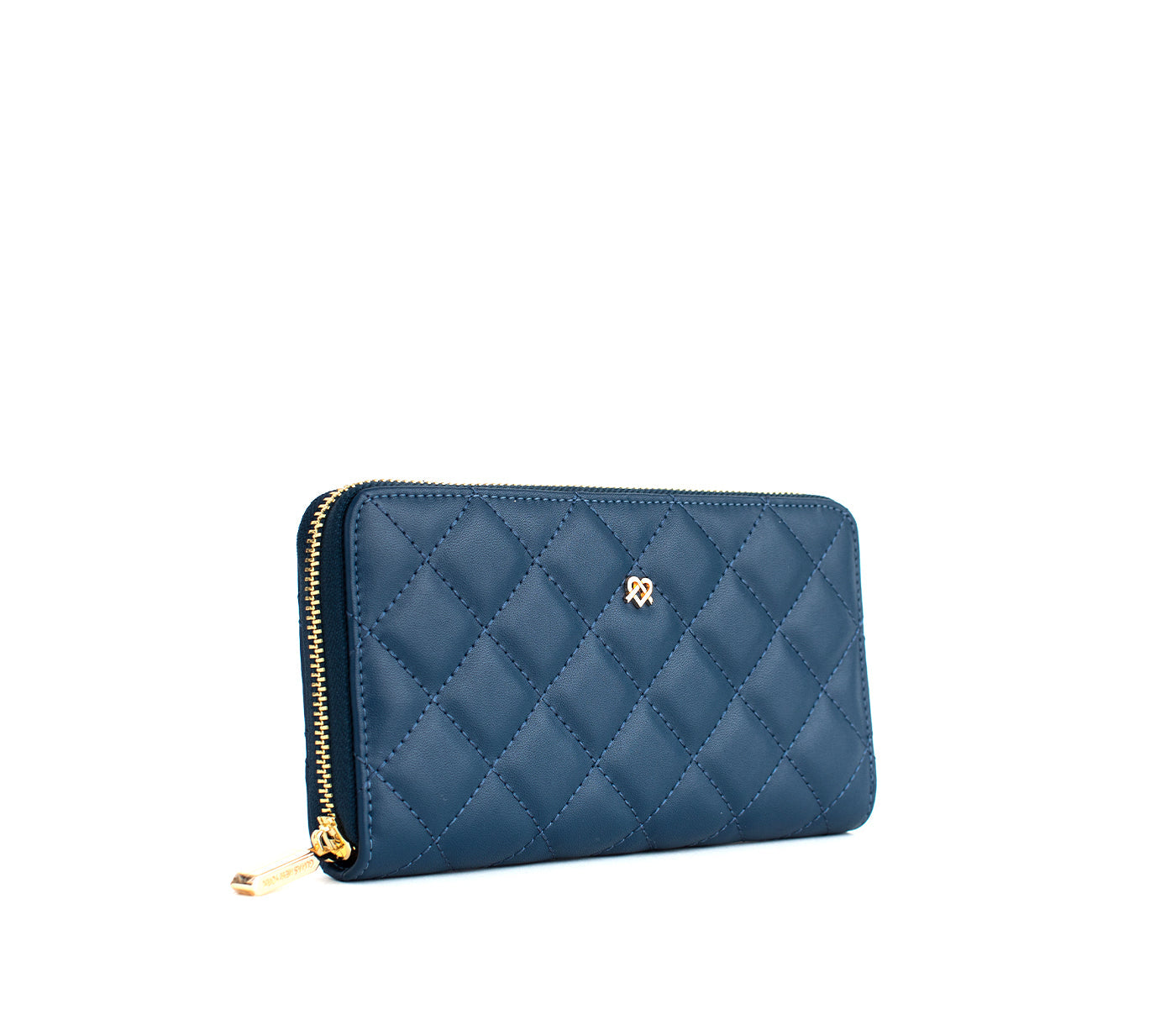 UPTOWN Quilted - Navy Zipper Wallet  | Ethically-Made