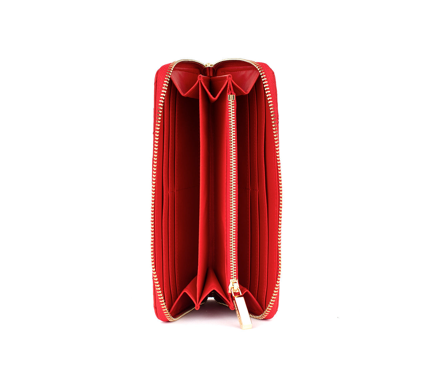 UPTOWN Quilted - Red Zipper Wallet  | Ethically-Made