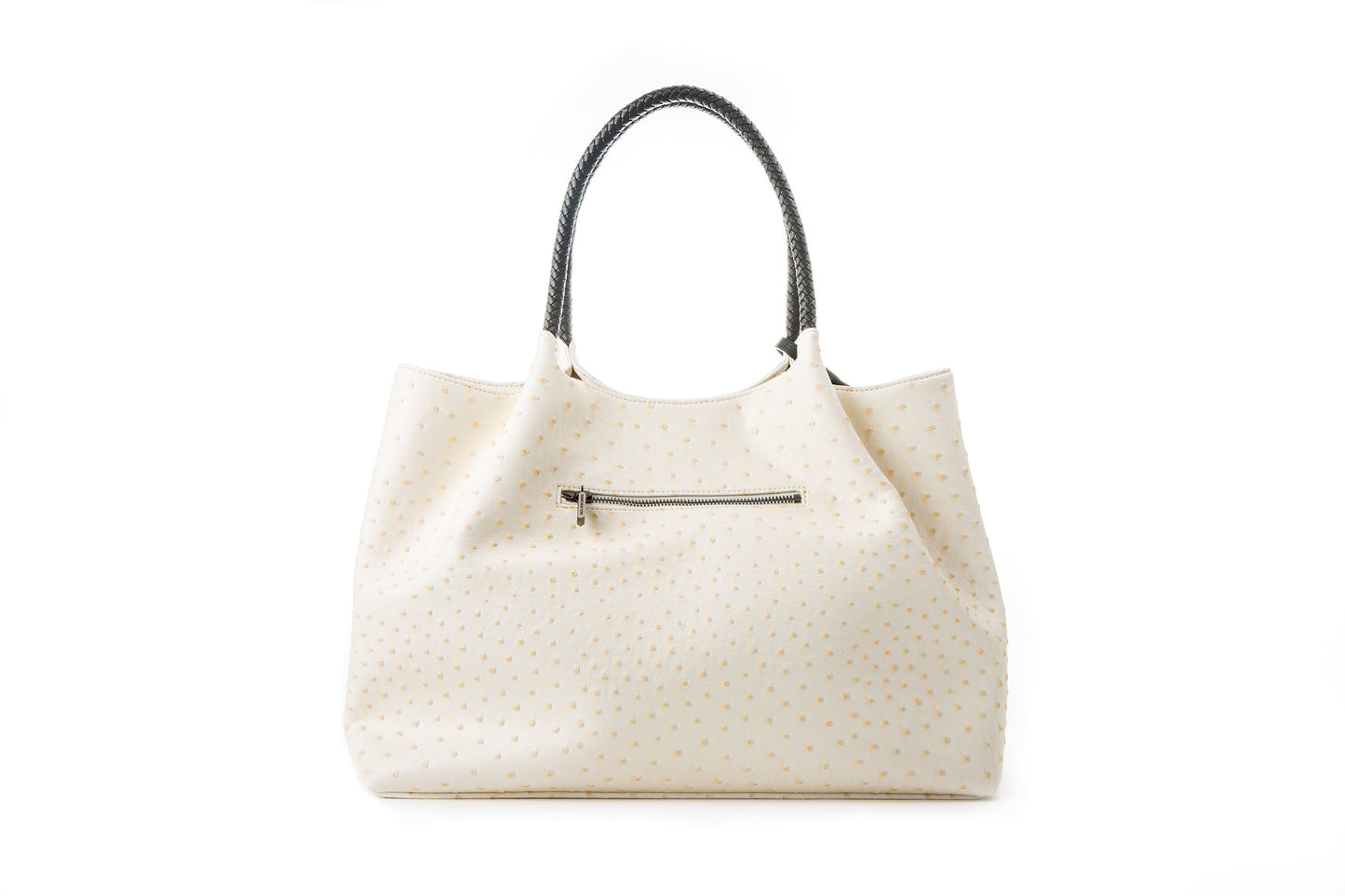 NAOMI - White Vegan Leather Tote Bag  | Ethically-Made