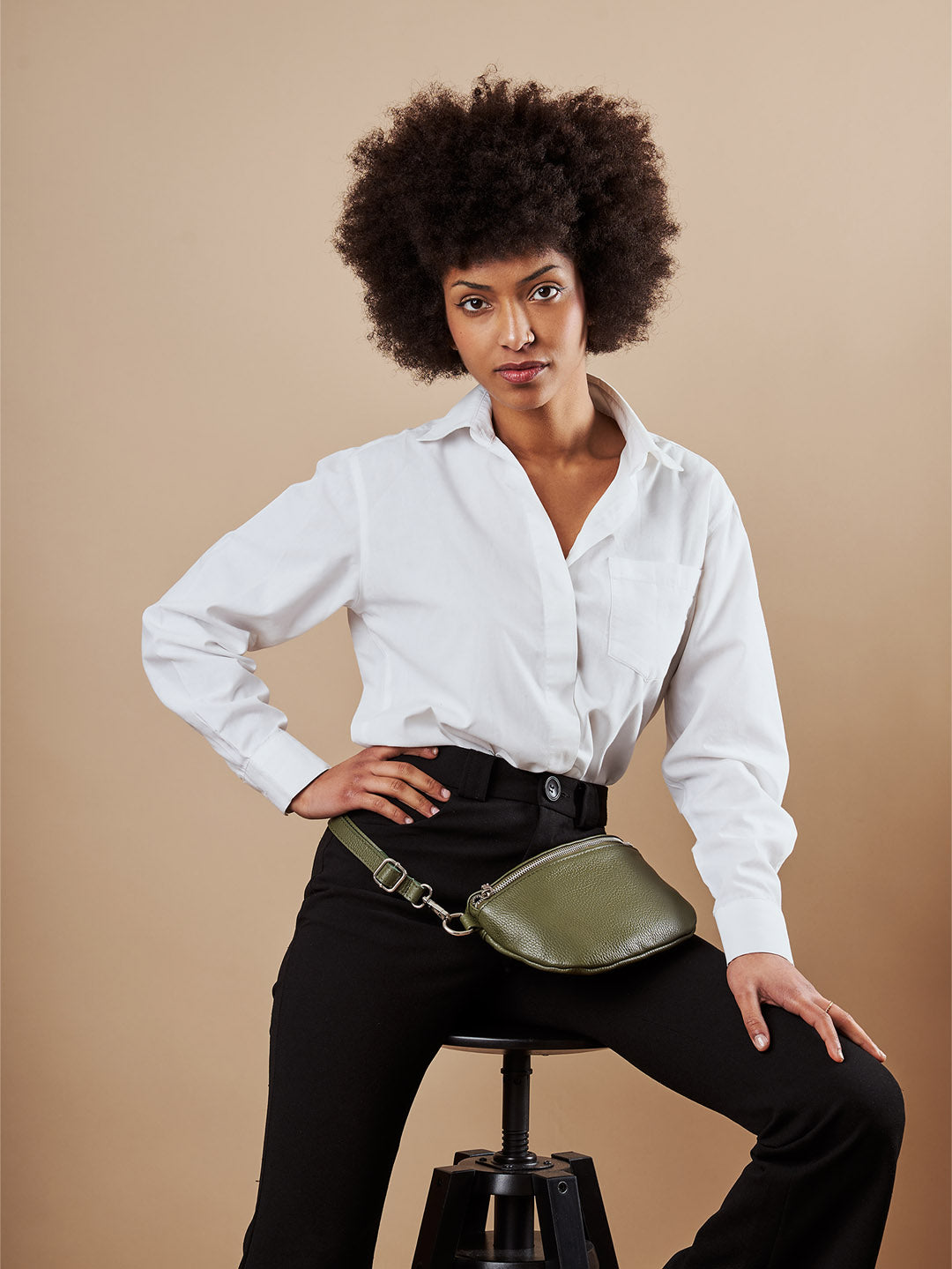 Leather Multi-Way Leather Crossover Large