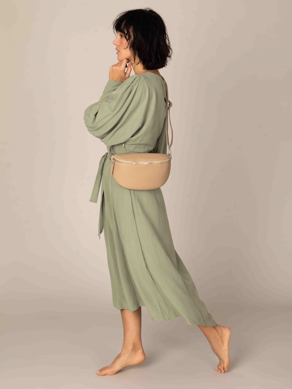 Leather Multi-Way Leather Crossover Large