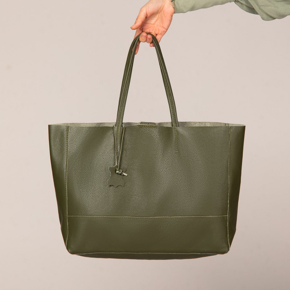 Italian Leather Carryall Leather Tote