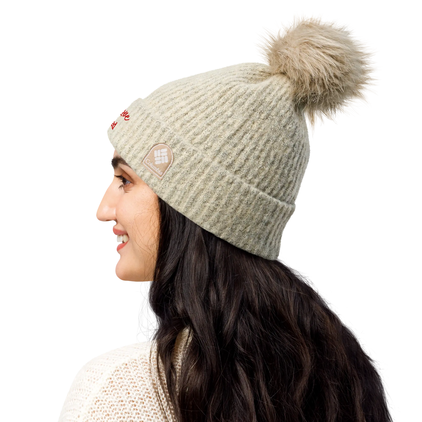 Winter Hats - Self Love Addicted - Columbia Pom-Pom Beanie With Embroidery